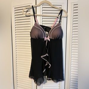 Apt. 9 black and pink lingerie size medium